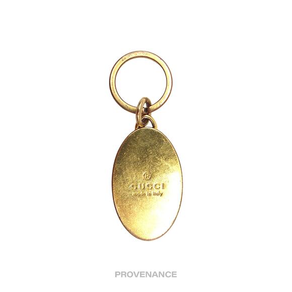 🔴 Gucci GG Marmont Keychain - Aged Gold Red - Picture 5 of 8